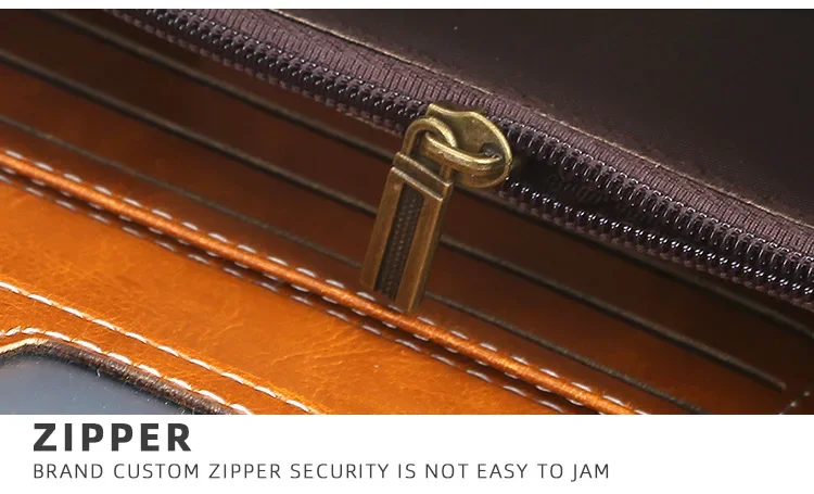 Baellerry Neue Damen-Langbörse mit Namengravur, Kartenclip, Hoher Kapazität, Fotohalter, Luxusmarken-Geldbörse für Mädchen – Detail 23