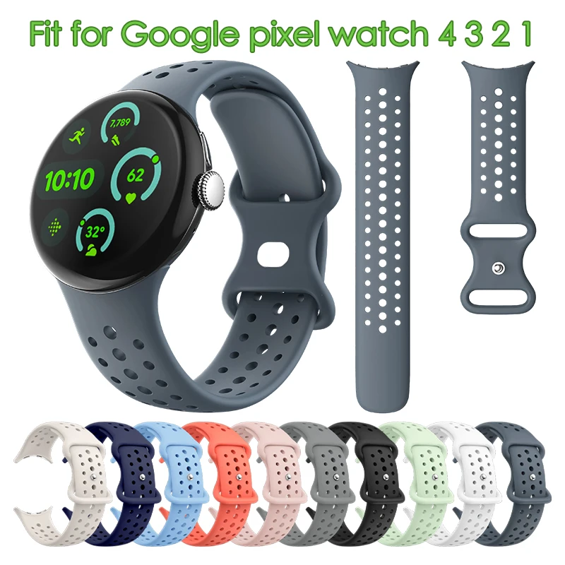 �y�Z�[�����z�N���V�b�N�Ȍ����o���h Google Pixel Watch 4 41mm/45mm �ƌ݊������� Google Pixel Watch 3 2 1 �p�̒ʋC���̂���X�|�[�c�X�g���b�v