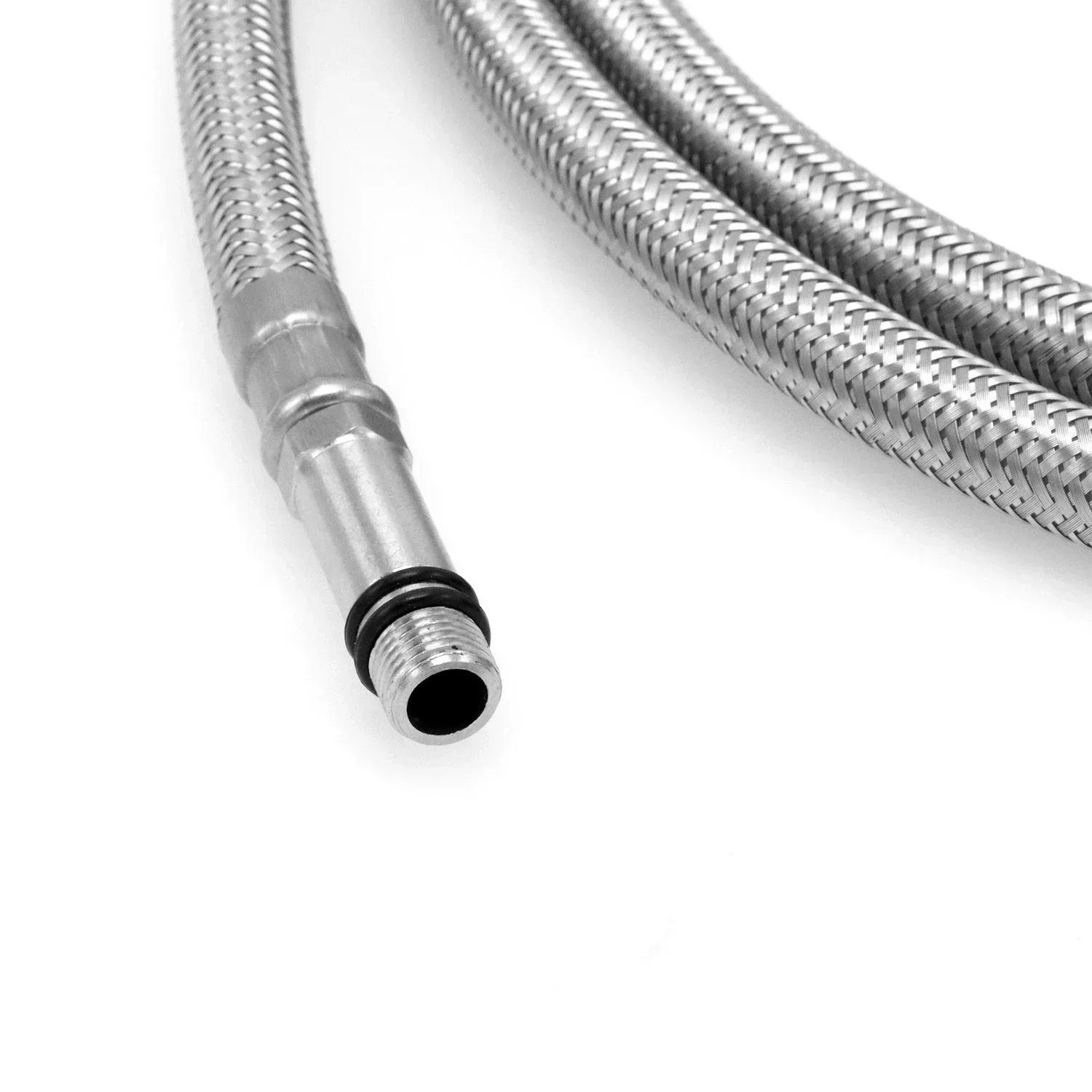 50/60/70/80/150cm F1/2 M10*1 Replacement Faucet Hose Pull Out Hose 304 Stainless Steel Hose Tube Shower Kitchen Accessories
