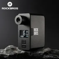 ROCKBROS Bike Air Pump Portable Mini Electric Air Compressor Treasure Type-C With LED Indicator Light Road MTB Accessories