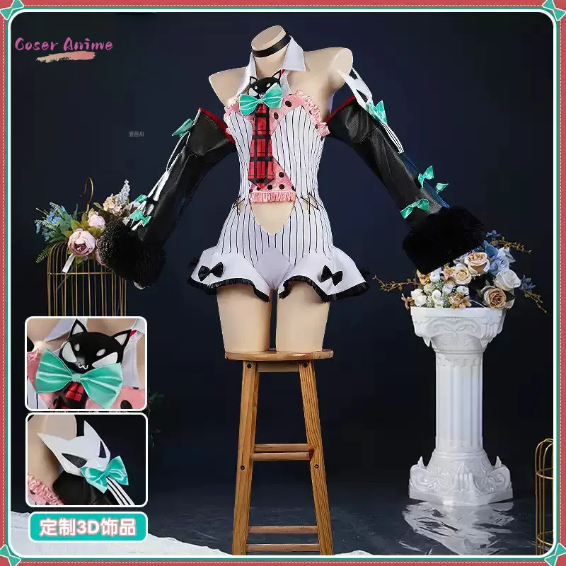 Picture 3: Game Zenless Zone Zero Six Paths Sally Cosplay Costume Uniform Halloween Carnival Party Christmas Play Role Clothes Clothing