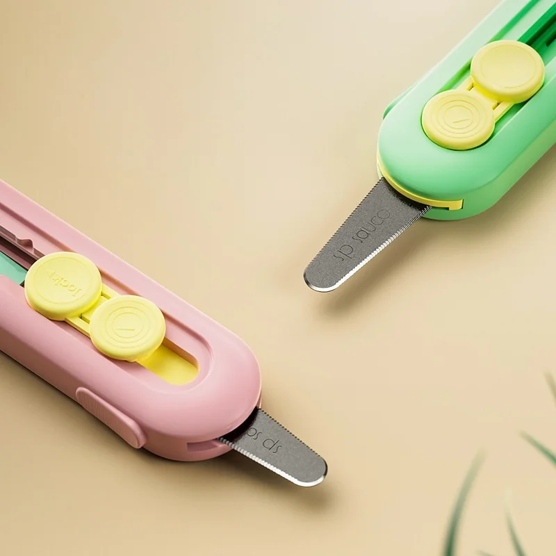 Magnetic Suction Utility Knife, Mini Portable Box Opener, Letter Opener, Paper Cutter, Home Office Supplies
