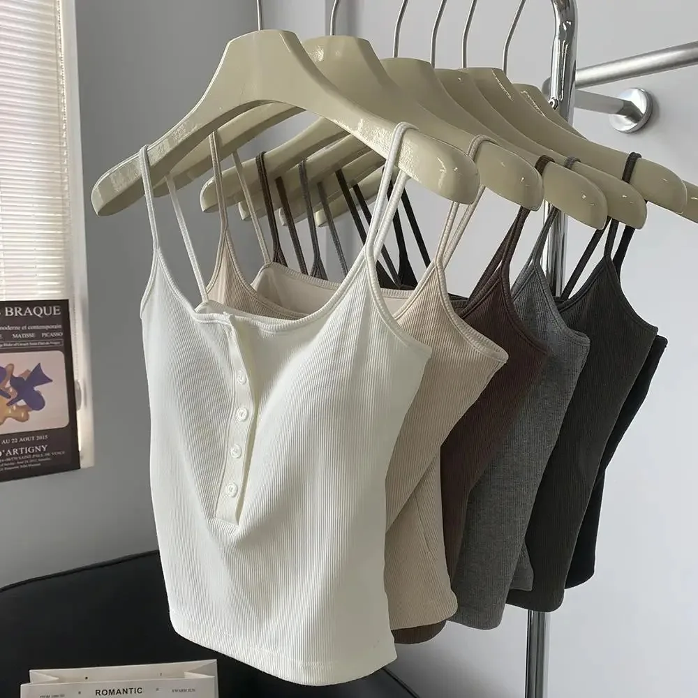لطيف Y2k الصيف عارية الذراعين المحاصيل الأعلى محبوك تانك القمم أكمام اقتصاص سترة النساء قمم بارد فتاة الإناث Clothing244