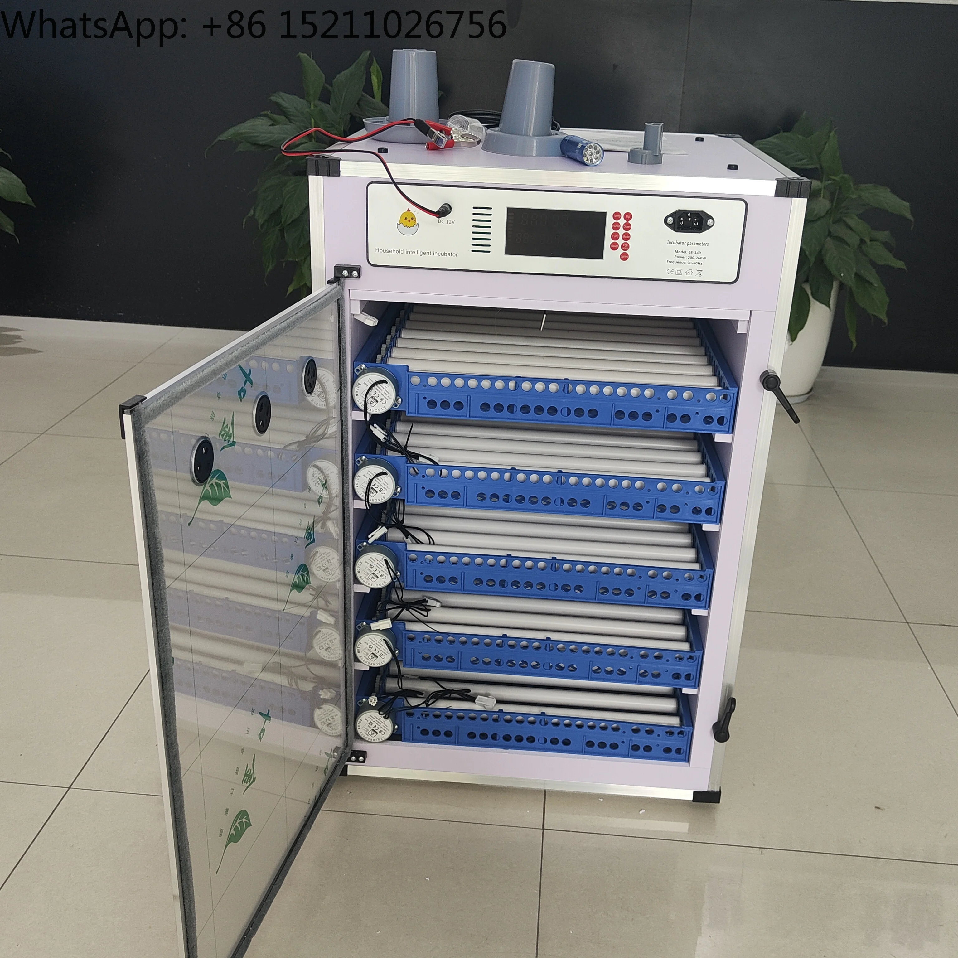 Wholesale Popular Dual Power 340 Egg Incubator Fully Automatic for Home Use for Chicken Ducks Turkeys