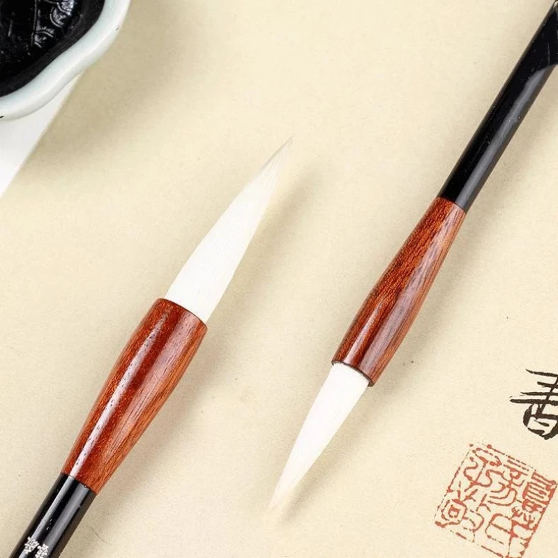 Regular Script Woolen Multiple Hair Writing Brush Running Official Script Calligraphy Brush Chinese Painting Huzhou Brush