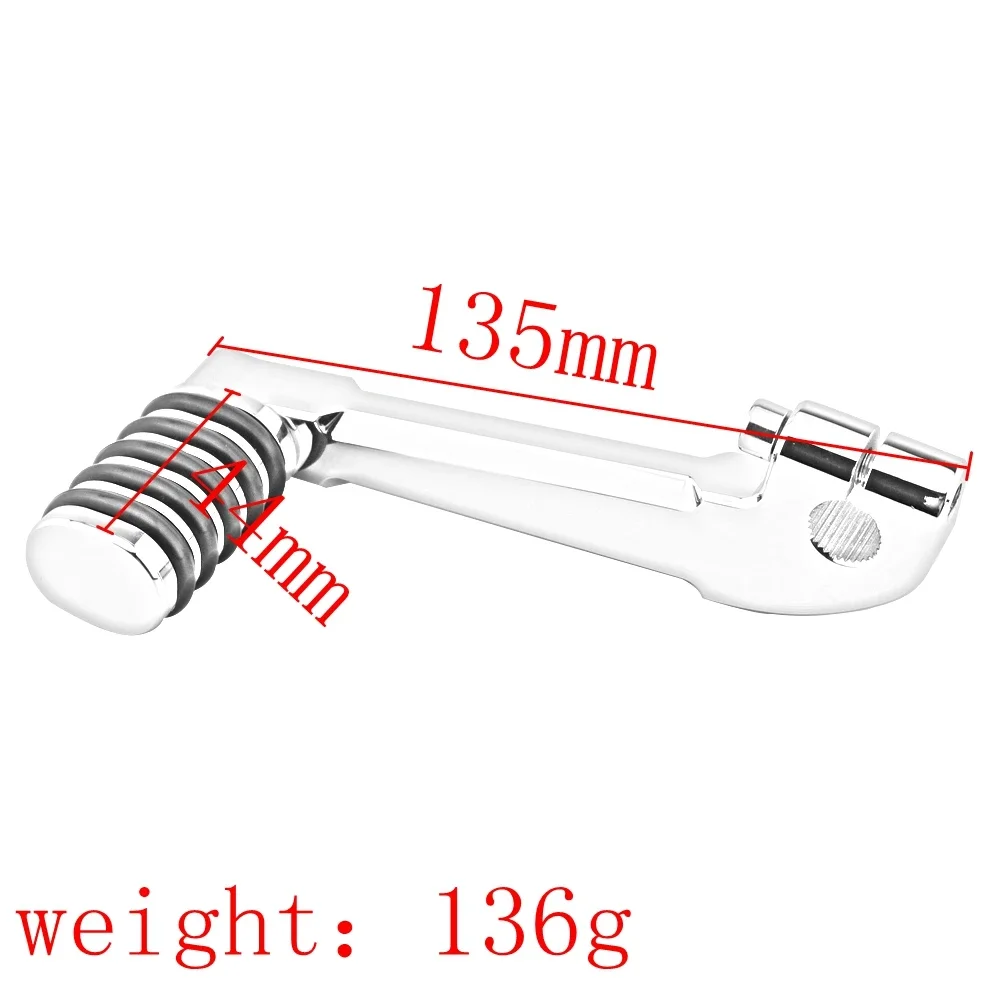 For Honda Goldwing 1500 GL1500 1988-2000 Chrome/Black Aluminum Motorcycle Shifter Shift Lever Durable Gear Shifting - view 6