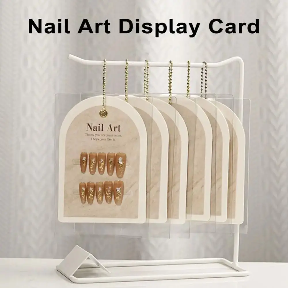 Mit staubdichter Tasche tragen Nail Art Display-Karten, leicht, luxuriös, stilvoll, Nail Art-Hintergrundkarte, langlebig, staubdicht