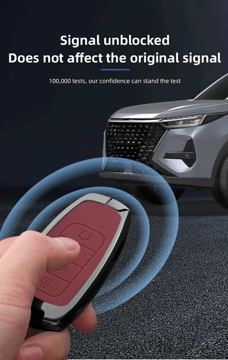 For Omoda JAECOO J7 2025 2024 Car Remote Control Key Case Keychain Accessories Garnish Trim Cover