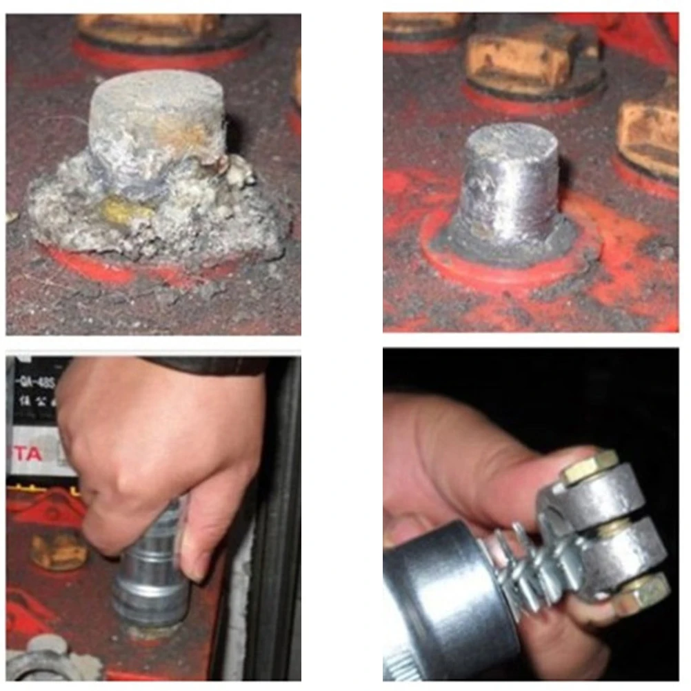 

2 set 2 Sets Post Terminal Brush Car Post Cleaner Corrosion Removal Tool Vehicle Maintenance Small Size Durable Truck