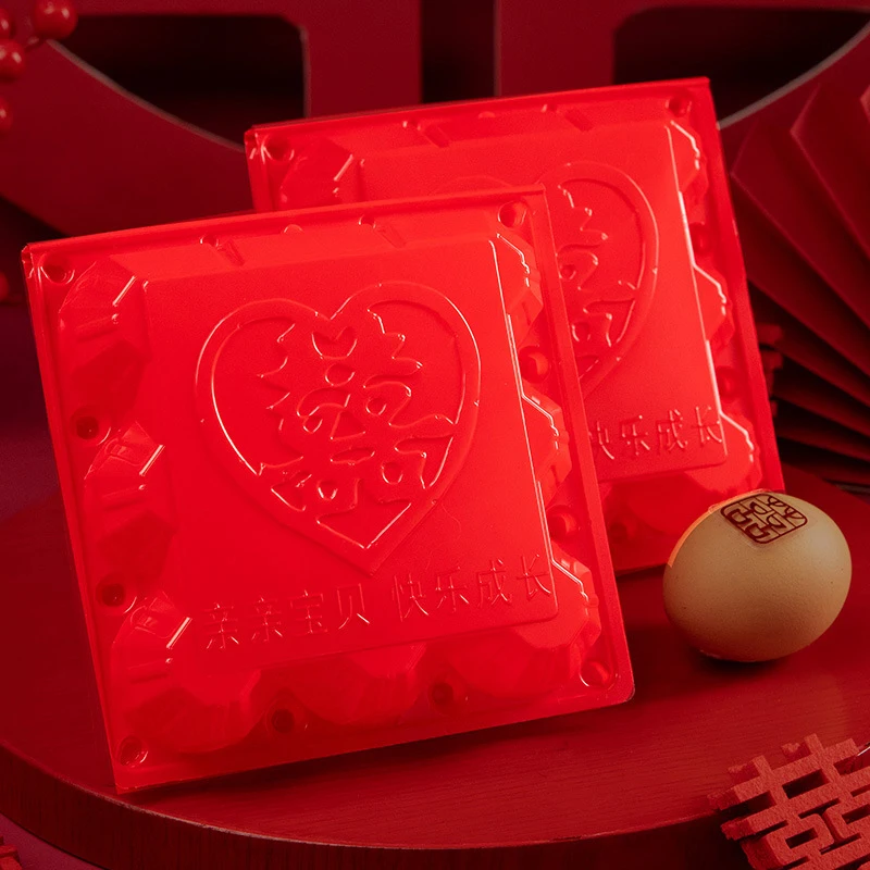 5 قطع من صناديق تعبئة البيض المضادة للضغط والمضادة للسقوط، صندوق بيض شفاف يمكن التخلص منه، صينية حماية البيض البلاستيكية المقاومة للصدمات #4