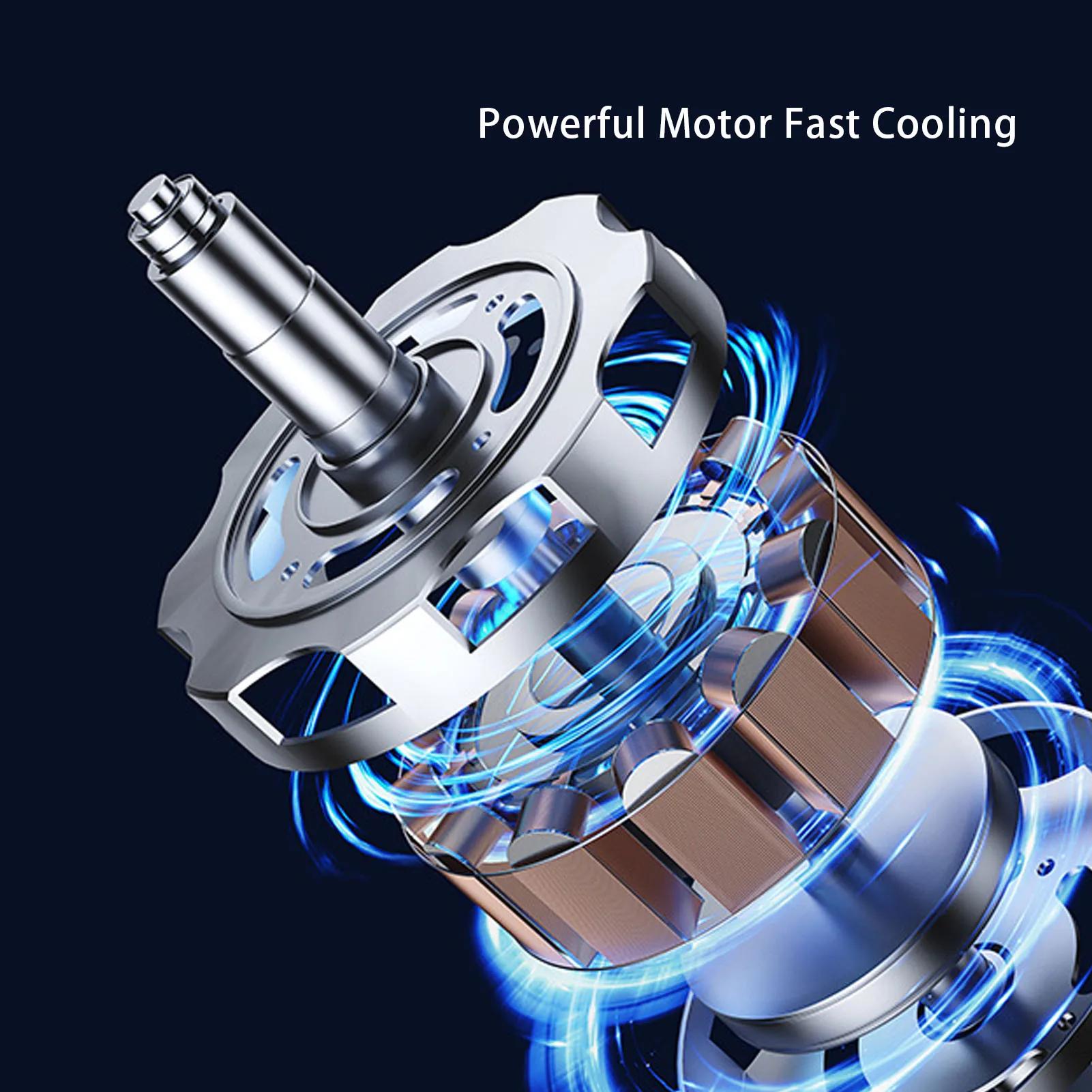 مروحة تربو محمولة باليد عالية السرعة USB قابلة لإعادة الشحن ومروحة شخصية قابلة للطي مع حزام للرقبة للاستخدام في الهواء الطلق