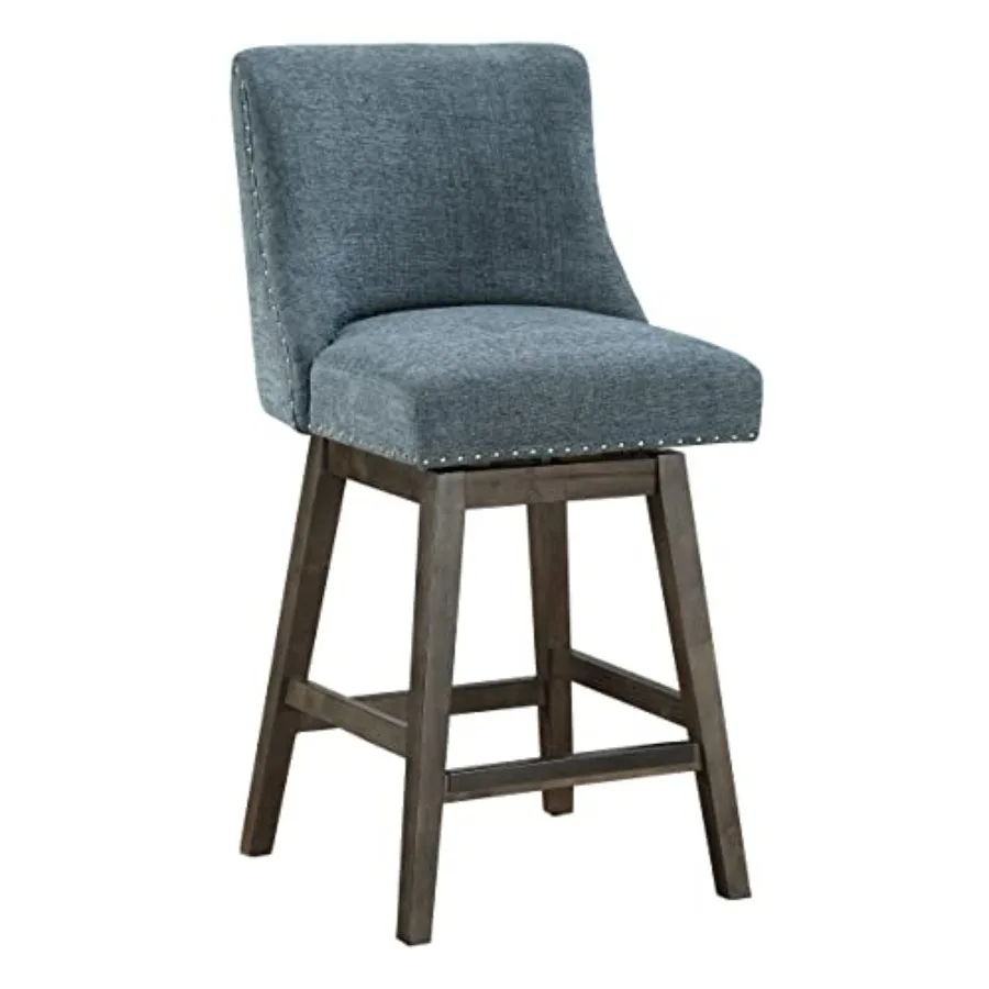 OSP Home Furnishings Granville Swivel Counter Height Stool w