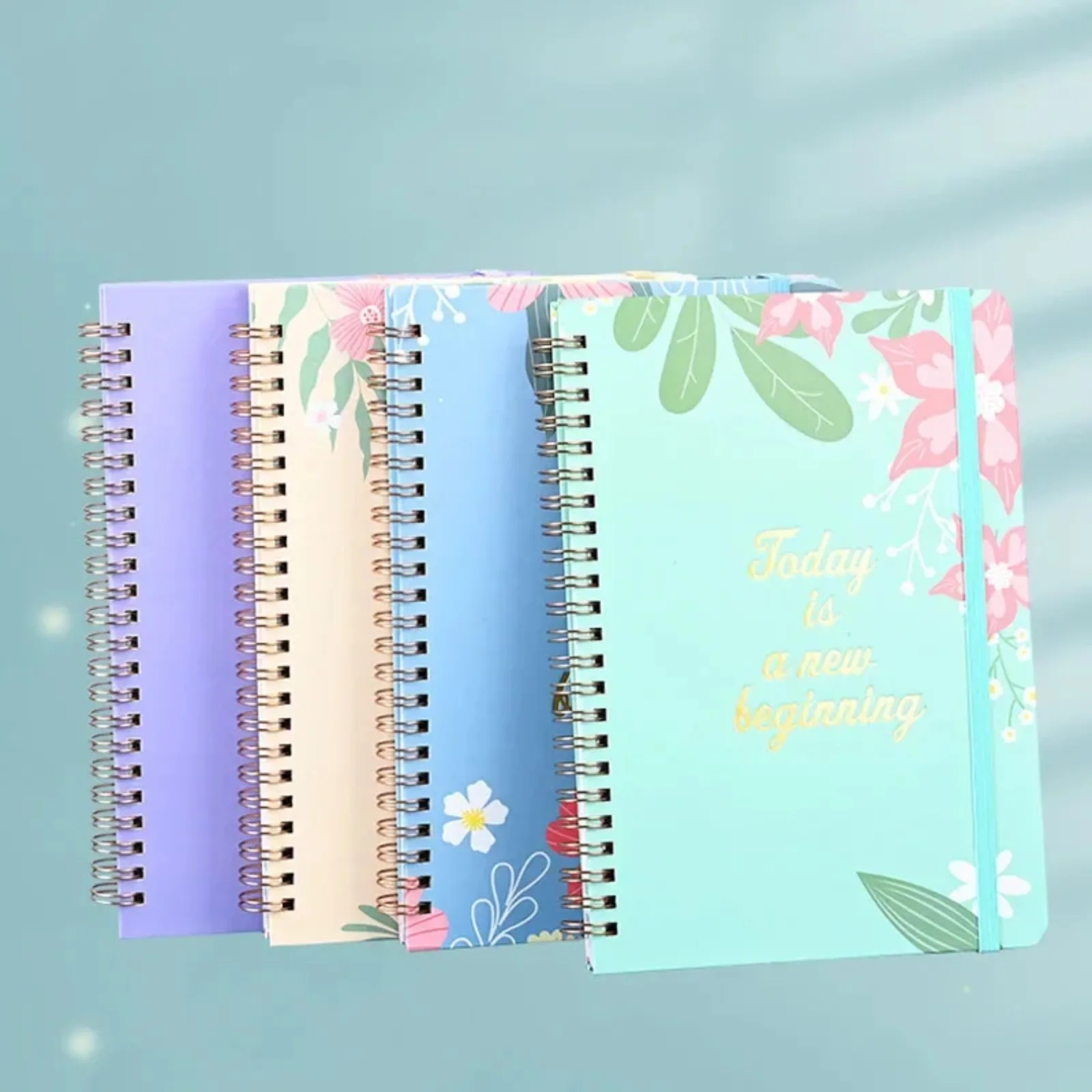 

Printing Thickened Student Plan Book High Appearance Level Bronzing Notebook Self-disciplined Punch Card Binding Coil Notepad