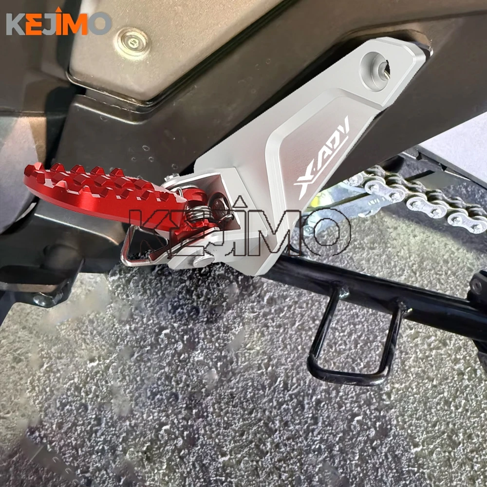 Motorcycle XADV750 2026 Rear Passenger Folding Footrest FOR HONDA X-ADV 750 2021 2022 2023 2024 2025 Off-roading Foot Pegs Pedal