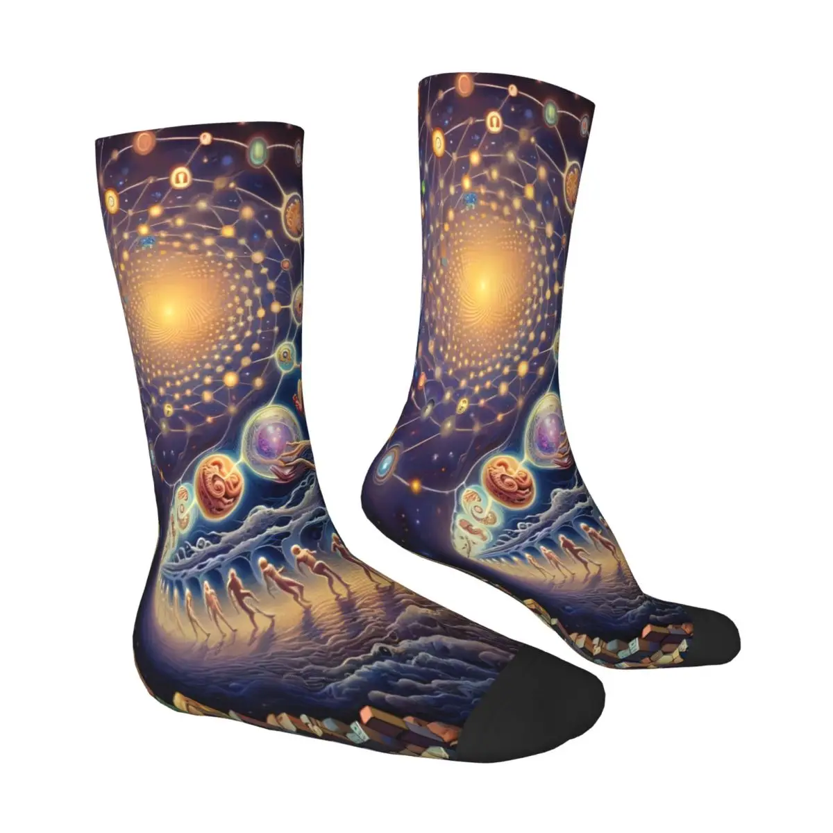 New Life Sock Printed Man Polyester