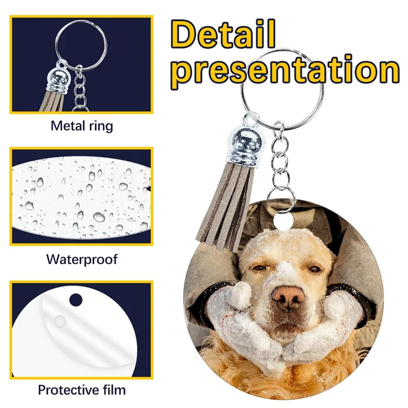 

Metal Sublimation Keychain Blanks Double Sided Sublimation Blanks Keychain Blanks Roundab13