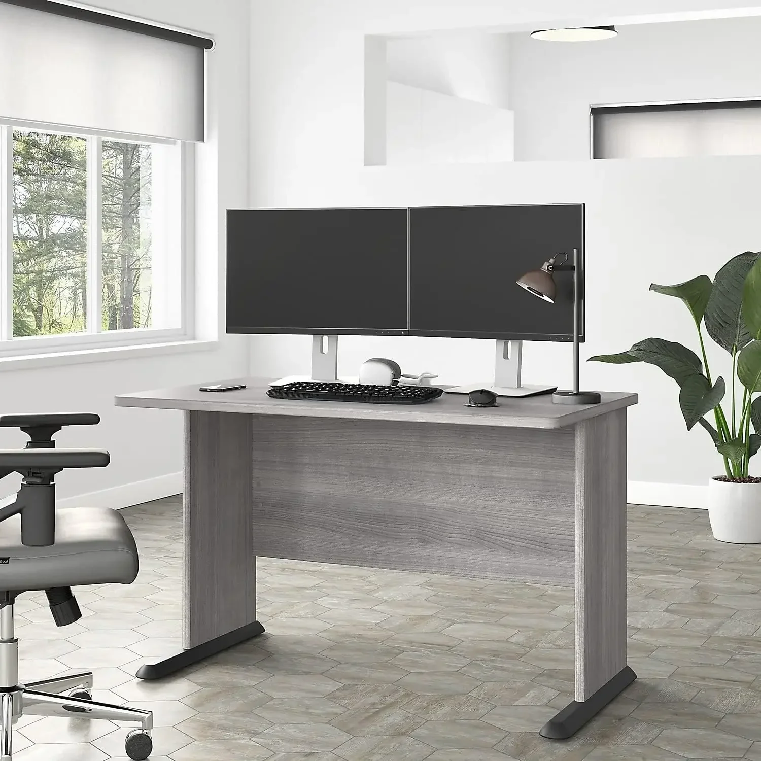 Studio A 48-inch W Computer Desk, Platinum Gray (SDD248PG)