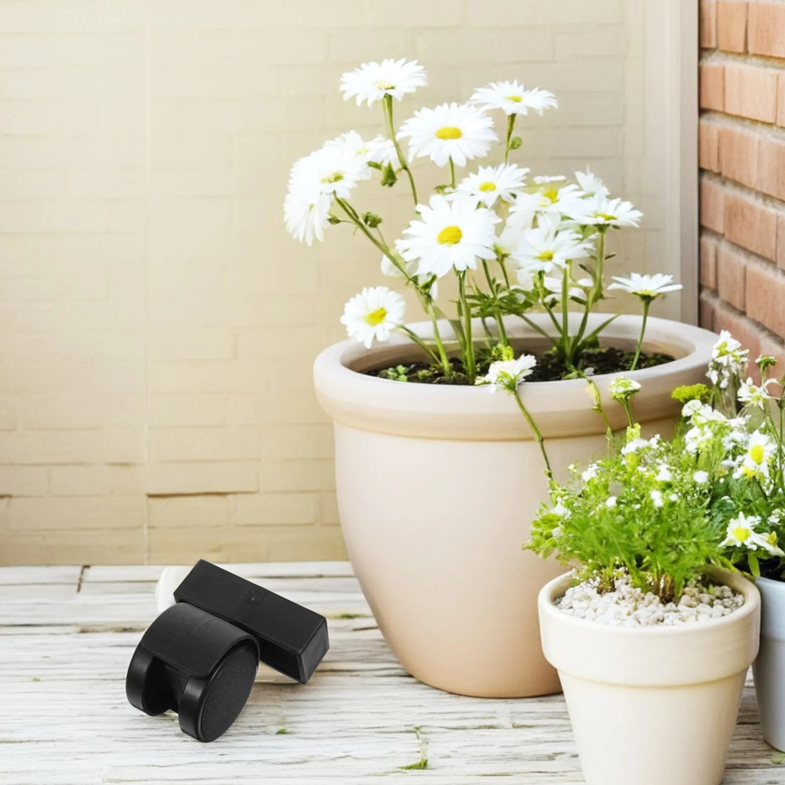 4Pcs Heavy Duty Planter Box Casters Easy Install Versatile Compatibility for Balcony Garden Terrace Outdoor Flower Boxes view 5