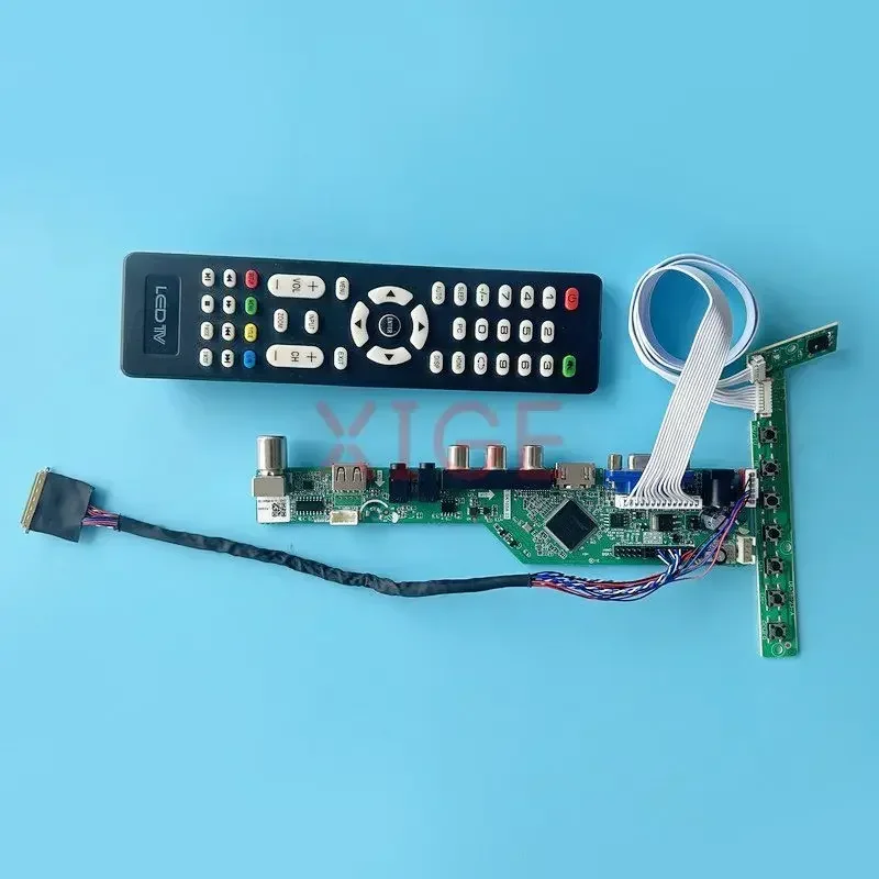 For N101L6-L01/L02/L0A/L0B/L0D Controller Driver Board 1024x600 Laptop Matrix TV Analog LVDS 40Pin USB+AV+VGA+HDMI 10.1