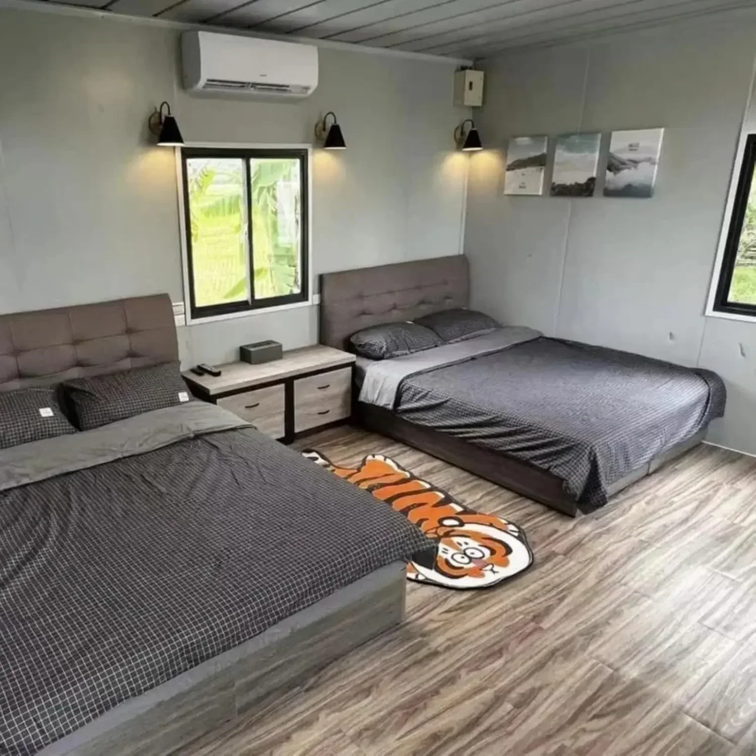Direct Sale 40 Ft 20Ft Prefabricated Expandable Portable Container Home with 2 Rooms and Restroom Ready to Use