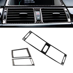 For BMW X5 X6 E70 E71 2008 2009 2010 2011 2012 2013 Carbon Fiber Center / Side Air Condition Air Outlet Cover Protective Trim
