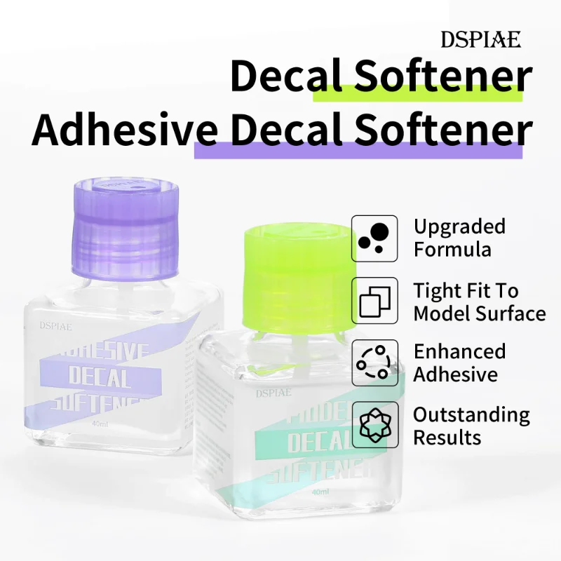 DSPIAE colla ad asciugatura rapida Low Fume Tool modello militare colla senza cuciture accessori per la produzione di Hobby cemento Extra sottile