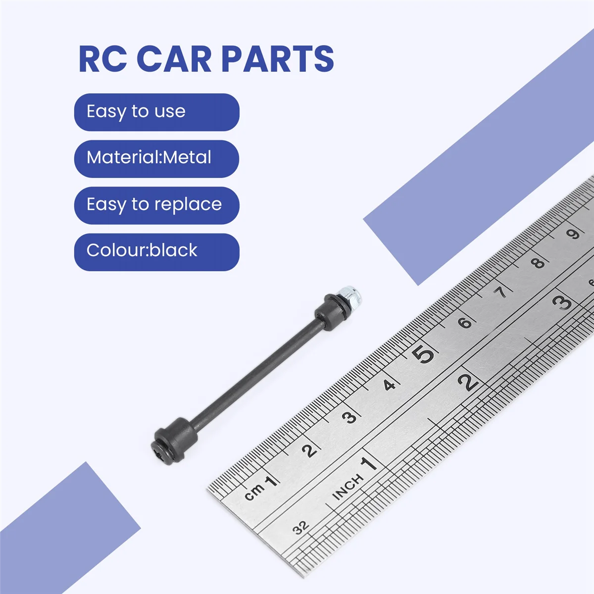 Front and Rear Swing Arm Screw Pin with Shaft Sleeve for WLtoys 144002 144010 124016 124017 RC Car Parts Accessories