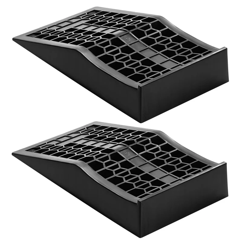 2 PCS 20,000 lbs Gross Weight, 2.6 Lift Height Portable Low Flat Ratio Slope