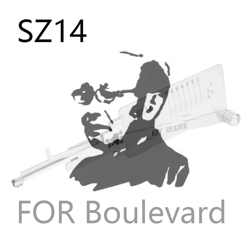 

Инструмент Lishi (SZ14) для автомобильных ключей HH CAR KEY, для Boulevard