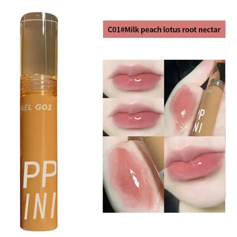 Long Lasting Non-stick Cup Lip Gloss Lipstick Makeup Cosmetics Mirror Lip Glaze Water Moisturizing Waterproof  Тинт Для Губ