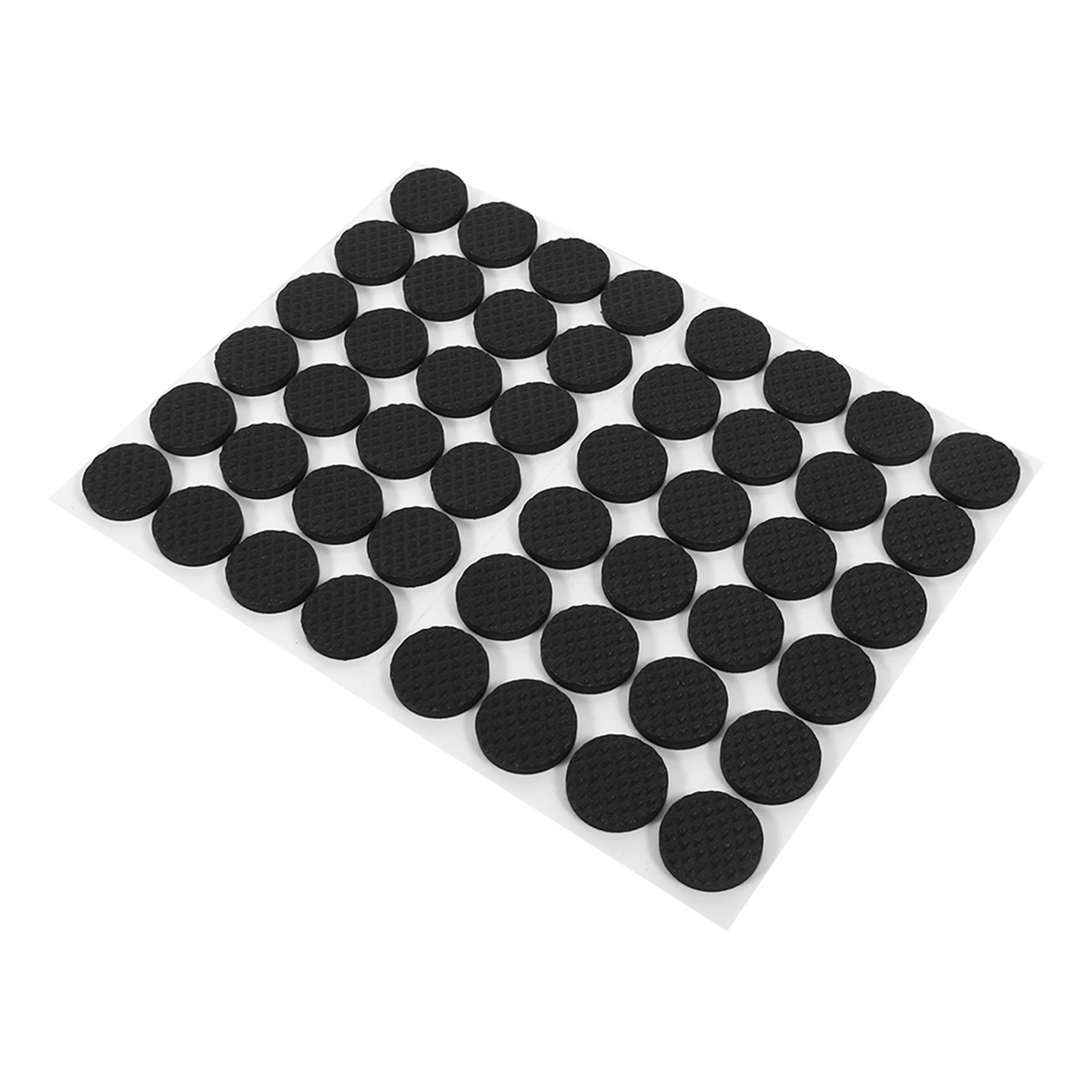 Auto-adesivo Praça Rubber Floor Protectors, almofadas pretas dos pés, antiderrapante, mesa e cadeira, móveis, sofá ferramentas práticas, 48pcs