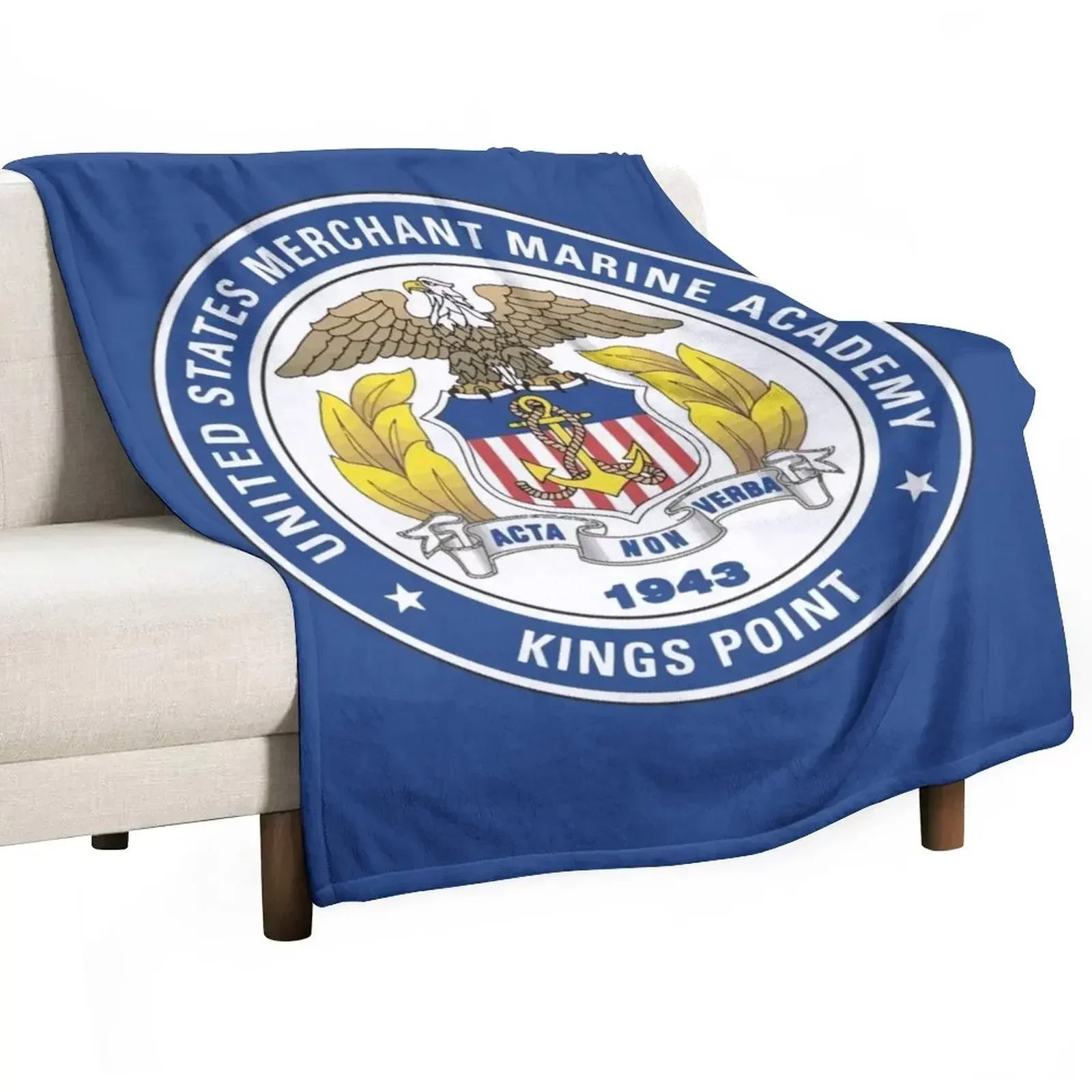 United States Merchant Marine Academy? Throw Blanket sofa bed Bed Fashionable Blankets