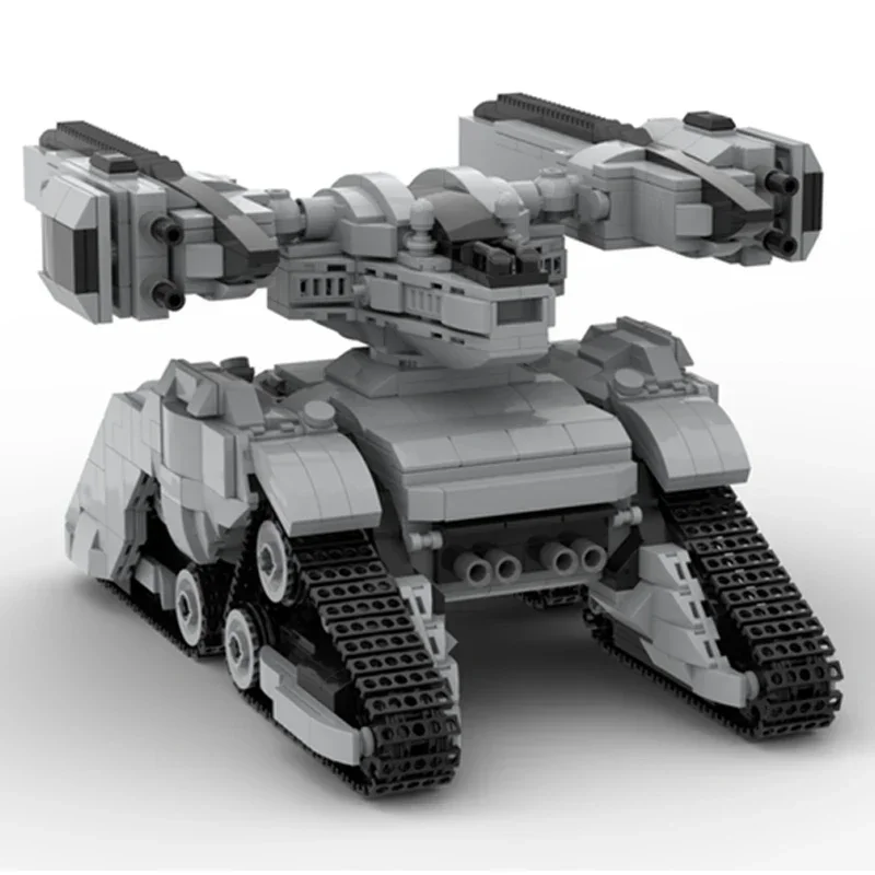 Moc cegły budowlane Model wojskowy Mech Tank Hunter Killer X2 technologia modułowe klocki prezenty zabawki dla dzieci zestawy do samodzielnego montażu