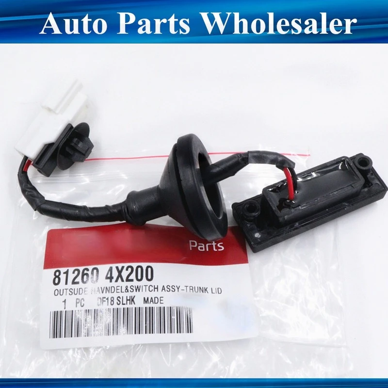 

Brand New 81260-4X200 812604X200 Bagging Door Handel Handle Assy Tail Lid Switch Trunk Switch For Kia RIO 2011-2016 High Quality