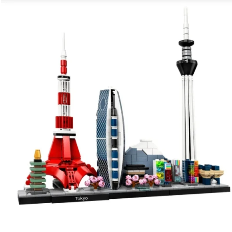 Tokyo Berlin Singapore Paris City Architecture Skyline Building Blocks SEt City Street View Bricks Toys For Kids Adults Gifts