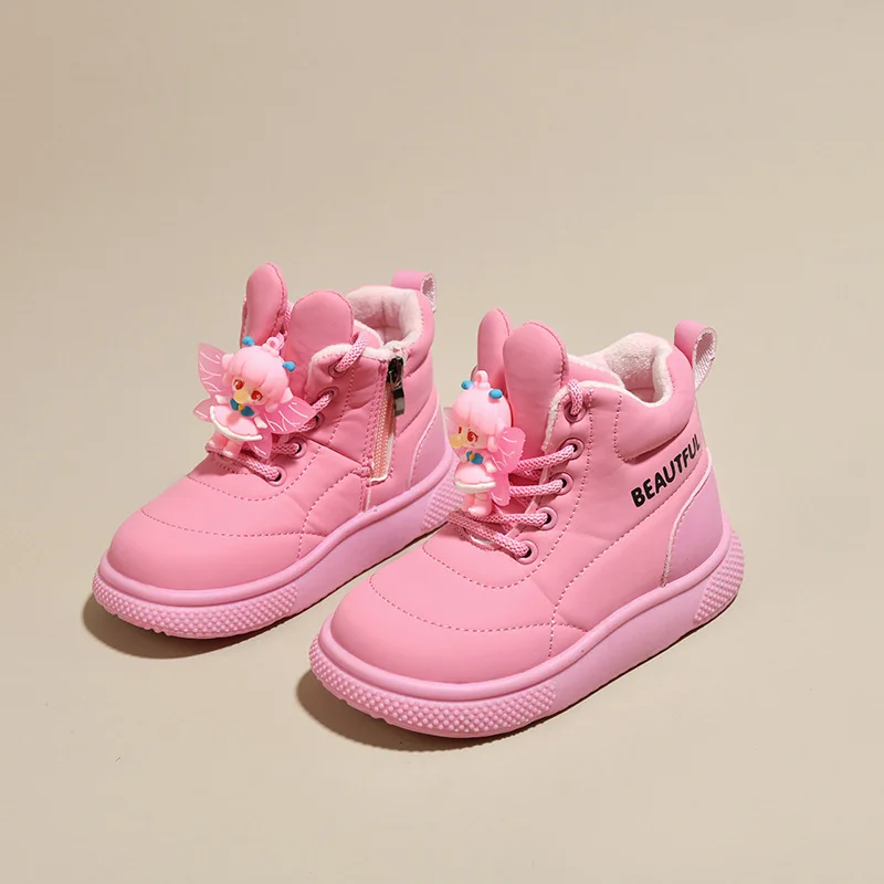 

Хлопковые сапоги Kulomie, новинка зимы 2024, зимние сапоги, детские теплые кожаные сапоги на шнуровке, чтобы сохранить холодную одноклассницу