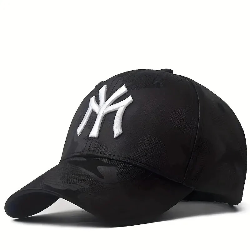 Casquettes de baseball camsalomon brodées de lettres unisexes, chapeaux décontractés réglables d'extérieur, chapeau de protection solaire, printemps et automne