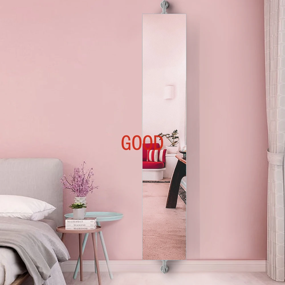 Wall Mount Aluminum Frame Makeup Cabinet Storage Box Rotating Mirror Cabinet