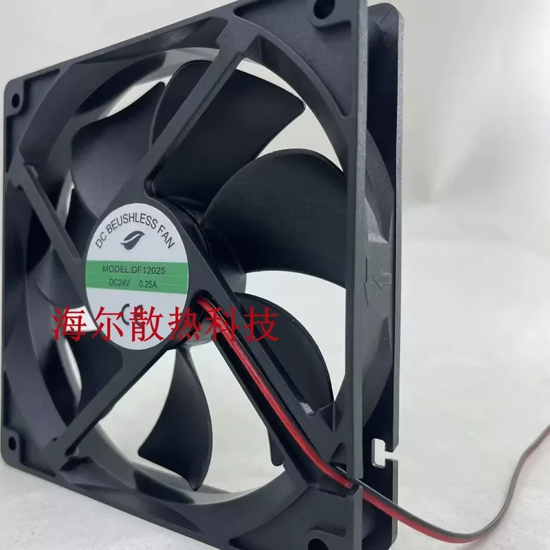 for DF12025 120x120x25mm 24V 0.25A 2 Wire DC Cooling Fan New Arrival