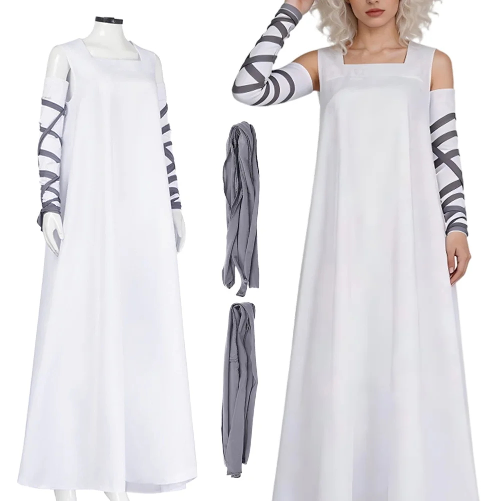 

Fantasia 2026 Movie Bride of Frankenstein Elizabeth Cosplay Clothing Women Disfraz Costume Female Halloween Carnival Party Cloth