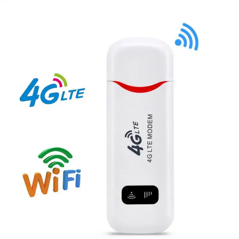 لاسلكي LTE موزع إنترنت واي فاي 4G بطاقة SIM المحمولة 150Mbps مودم USB جيب هوت سبوت دونغل موبايل برودباند لتغطية واي فاي المنزل