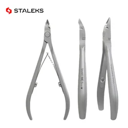 STALEKS Pro NS-10-5 Stainless Steel Nail Art Cuticle Scissors Toenail Clipper Trimmer Cutter Dead Skin Scissor Manicure Tools