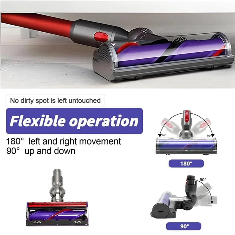 AC39-Vacuum Head For Dyson V7 V8 V10 V11 V15 Vaccum Cleaner Floor Brush Head Replacement Parts