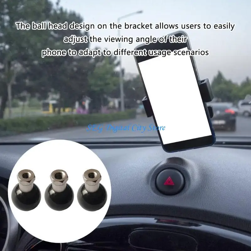 

U75B Adjustable 1In Balls Mount for Secure Device Attachment 0.8cm 1/4inThreaded