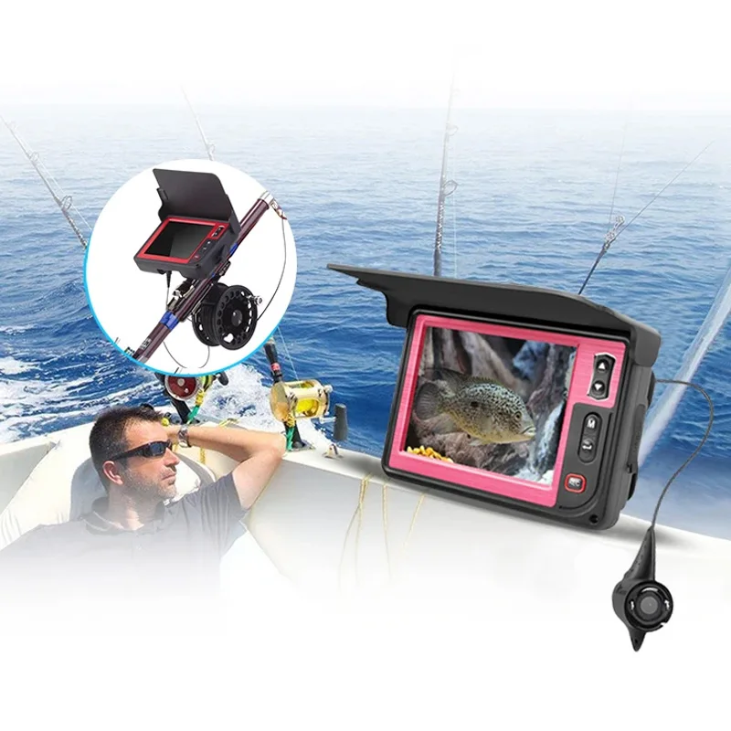 Factory Fishing Accessories Set Battery Powered Camera With Fishing Rod