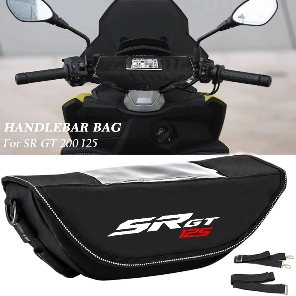 

For Aprilia SR GT 125 Motorcycle Accessories Waterproof Bag Storage Handlebar Bag Travel Tool Bag SR GT 200 2022-