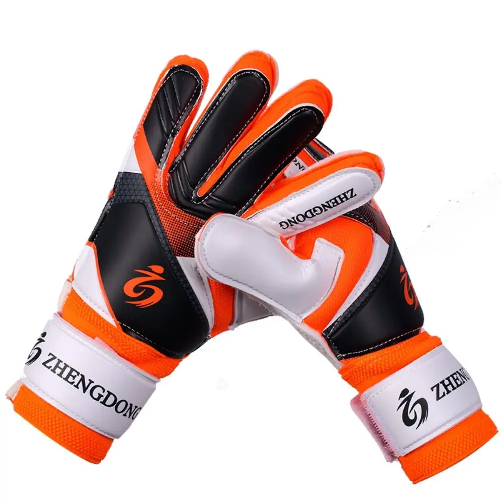 Guanti da calcio resistenti all'usura Guanti da allenamento per portiere eccellenti antiscivolo Guanti da portiere in lattice spesso antiscivolo per bambini