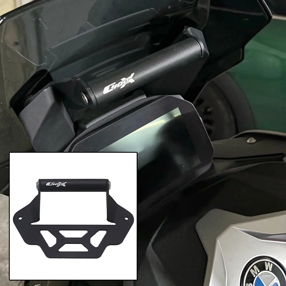 

New Motorcycle Accessories Navigation Bracket Holder CNC For BMW C400X C 400 X 400X C400 Mobile Phone Navigation phone