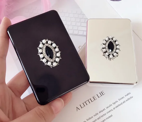 미니멀리스트 콘택트 렌즈 미러 여러 세트 휴대용 콘택트 더블 콘택트 렌즈 컴패니언 박스 핫 픽스 다이아몬드 선물