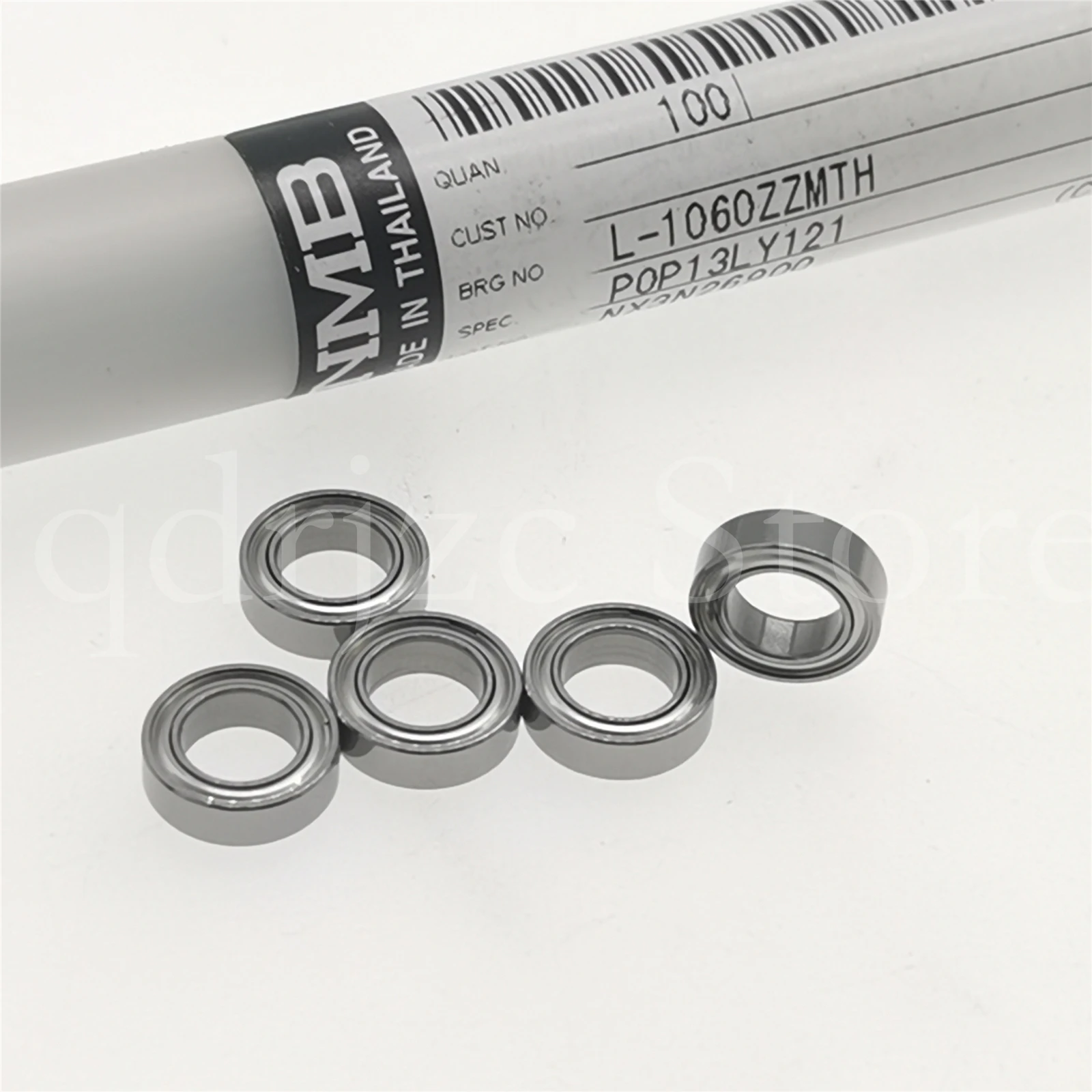 

L-1060ZZMTHP0P13LY121 MR106ZZ 676ZZ(10 pcs) NMB miniature ball bearing 6mm X 10mm X 3mm